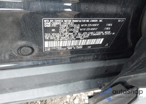 2021 Toyota Rav4 Le z USA, uszkodzony, nr VIN 2T3F1RFV4MC239178